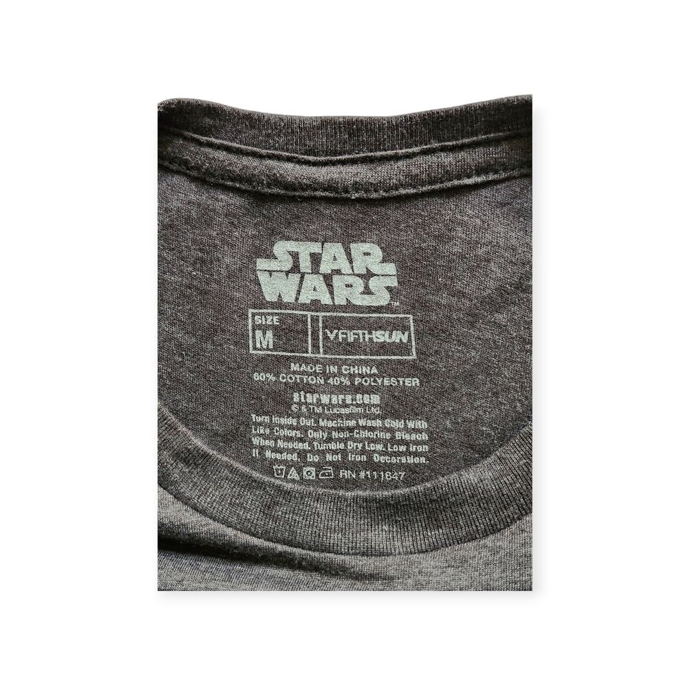 Star Wars Black Short Sleeve Tee with Darth Vader Design - Picture 4 of 8